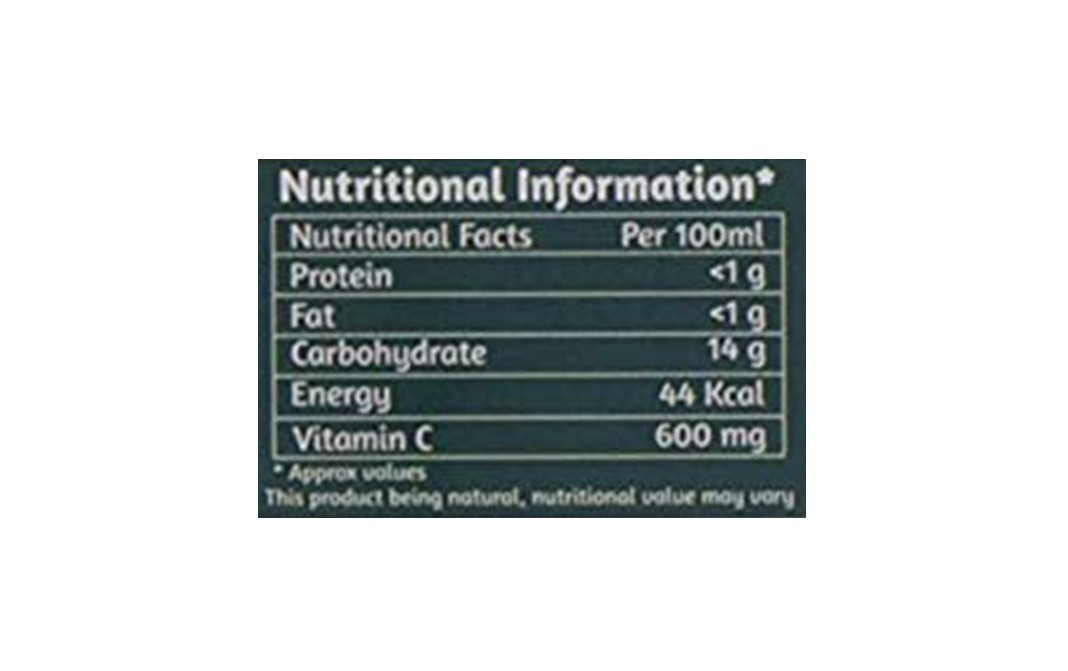18 Herbs Organics Amla Fruit Fresh Juice Concentrate   Tetra Pack  500 millilitre